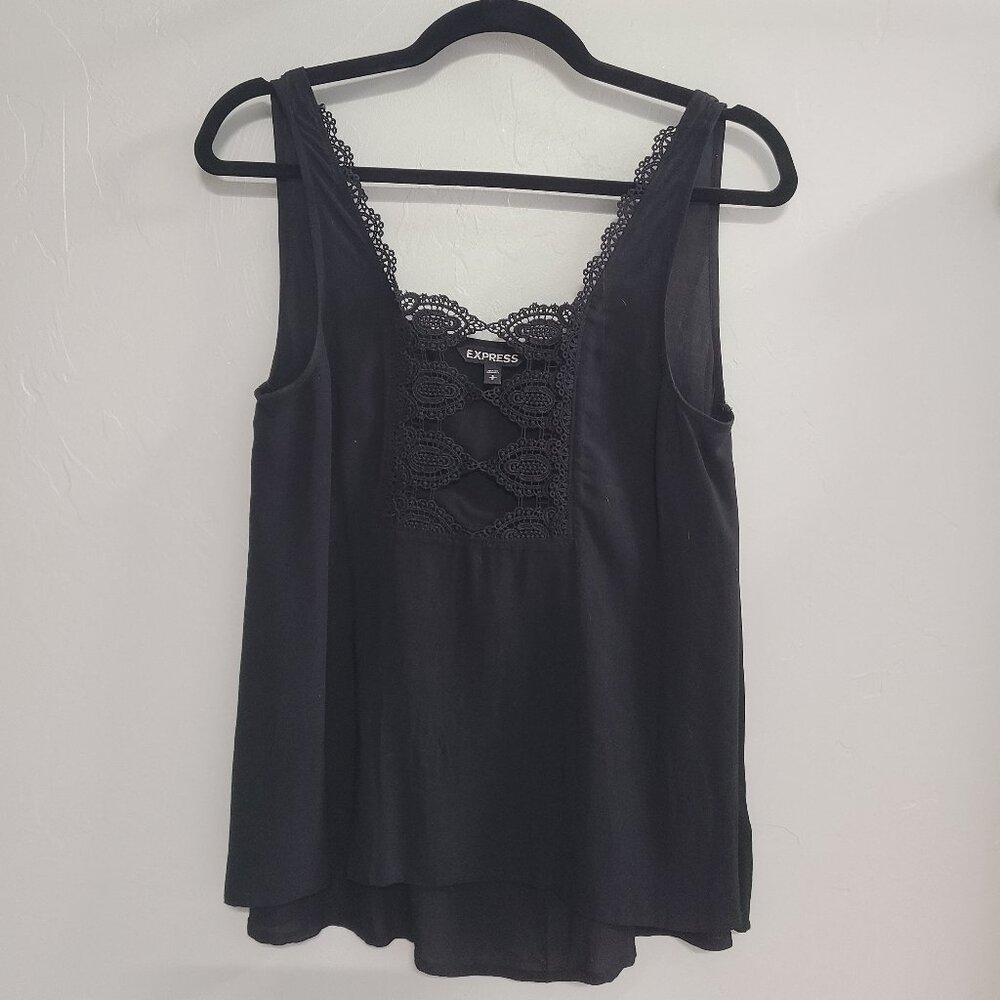 Black blouse with embroidered detail